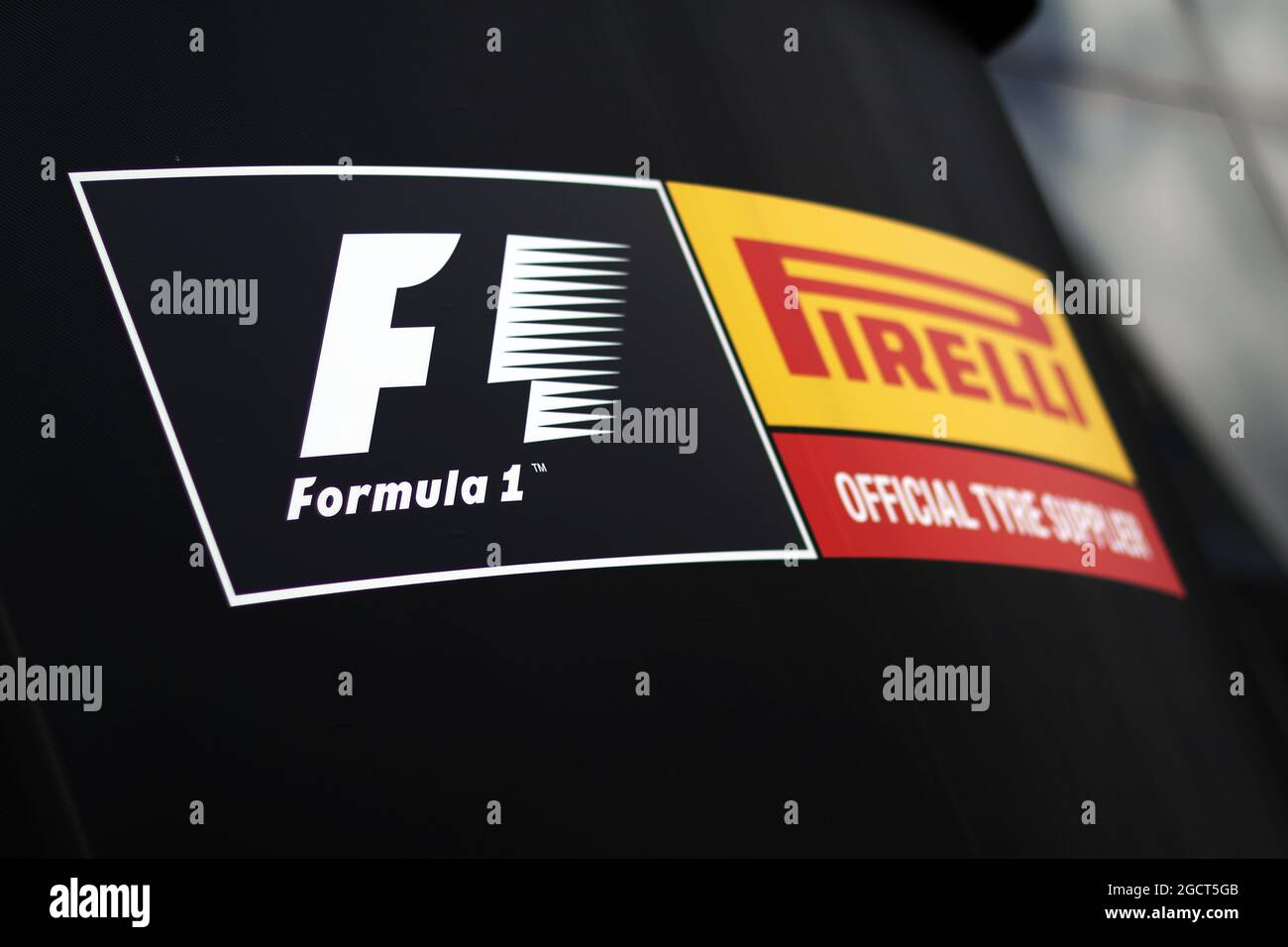 Logo Pirelli F1. Gran Premio di Germania, giovedì 4 luglio 2013. Nurburgring, Germania. Foto Stock