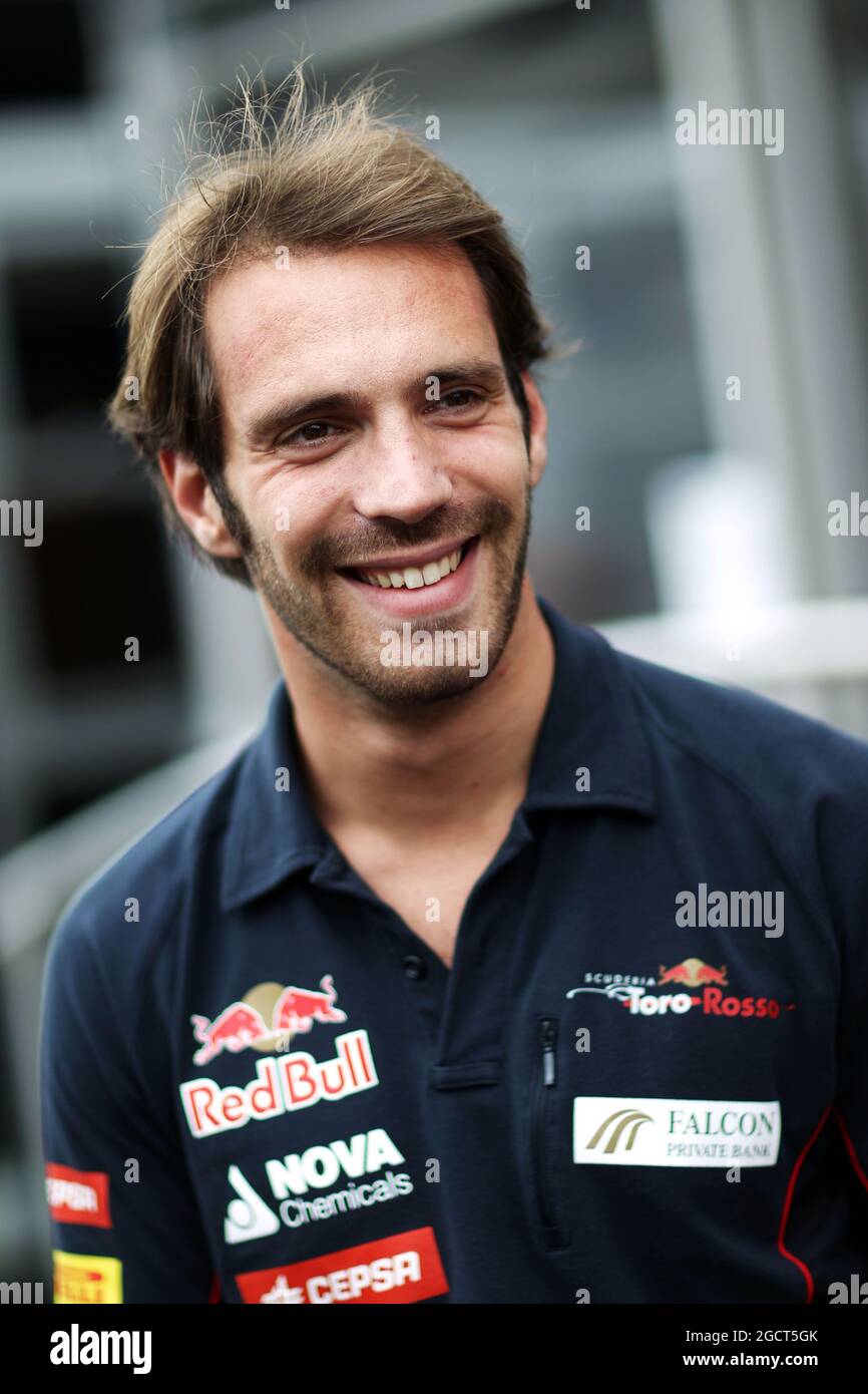 Jean-Eric Vergne (fra) Scuderia Toro Rosso. Gran Premio di Germania, giovedì 4 luglio 2013. Nurburgring, Germania. Foto Stock