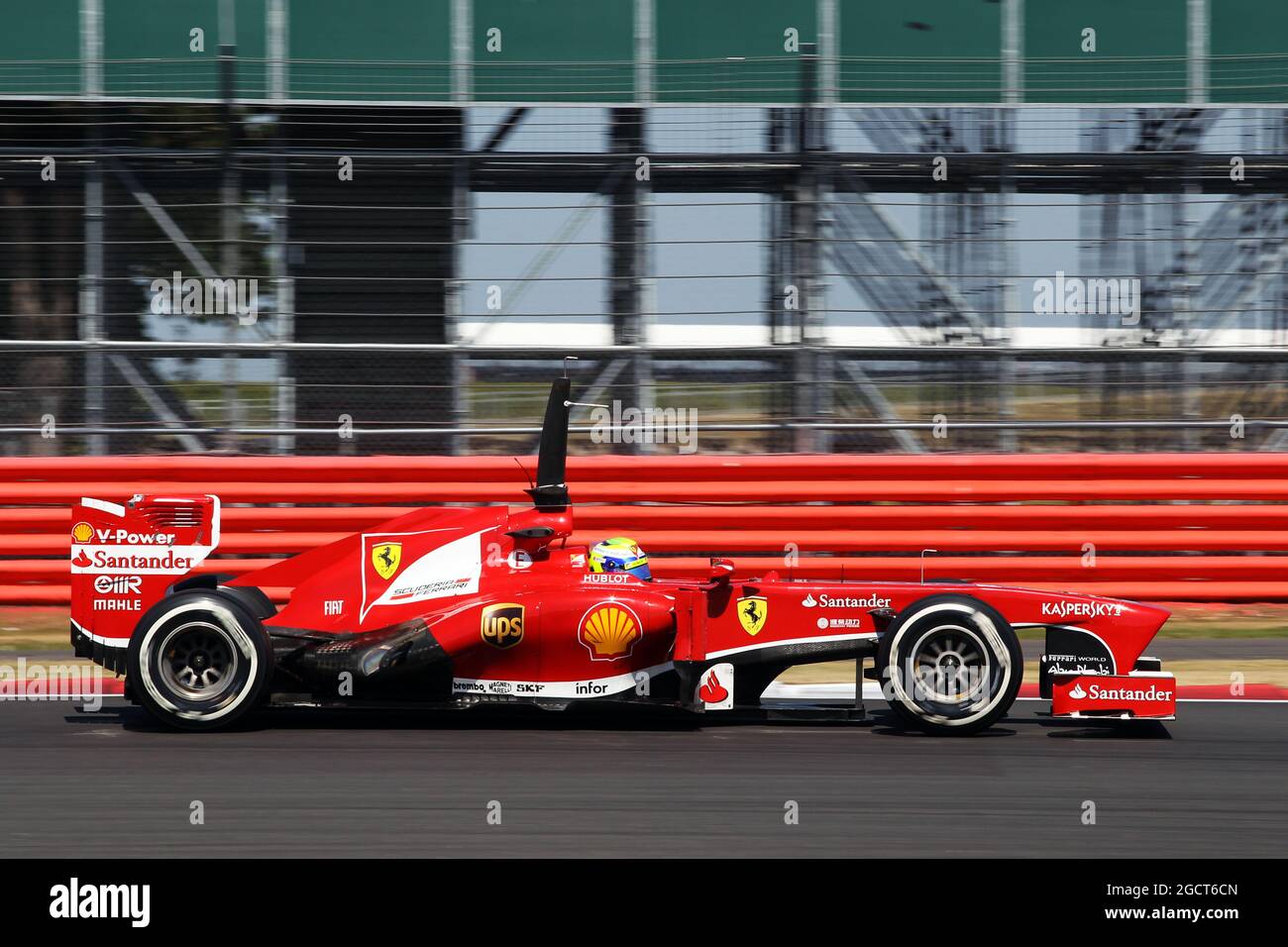 Felipe massa (BRA) Ferrari F138. Formula uno Young Drivers Test, giorno 3, venerdì 19 luglio 2013. Silverstone, Inghilterra. Foto Stock