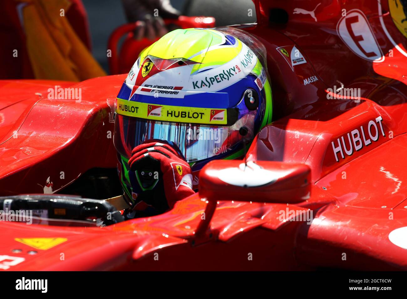 Felipe massa (BRA) Ferrari F138. Formula uno Young Drivers Test, giorno 3, venerdì 19 luglio 2013. Silverstone, Inghilterra. Foto Stock