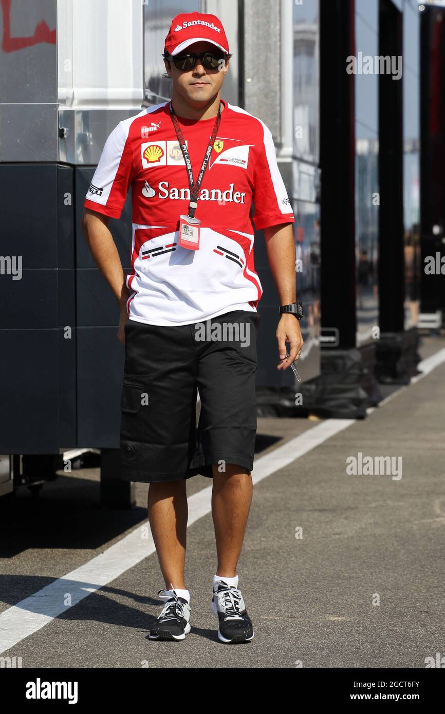 Felipe massa (BRA) Ferrari. Gran Premio di Ungheria, venerdì 26 luglio 2013. Budapest, Ungheria. Foto Stock
