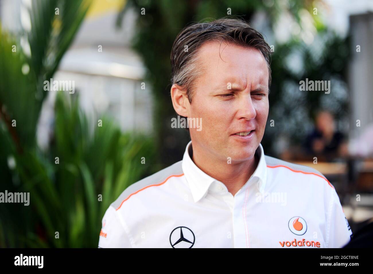 Sam Michael (AUS) McLaren Direttore sportivo. Gran Premio di Singapore, domenica 22 settembre 2013. Circuito Marina Bay Street, Singapore. Foto Stock