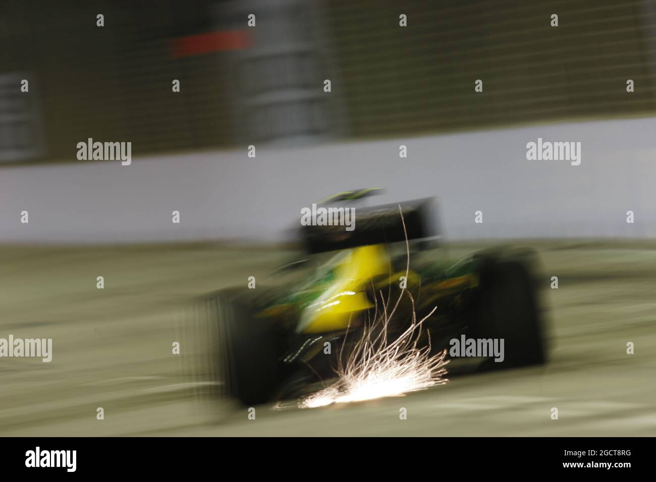Giedo van der Garde (NLD) Caterham CT03. Gran Premio di Singapore, domenica 22 settembre 2013. Circuito Marina Bay Street, Singapore. Foto Stock