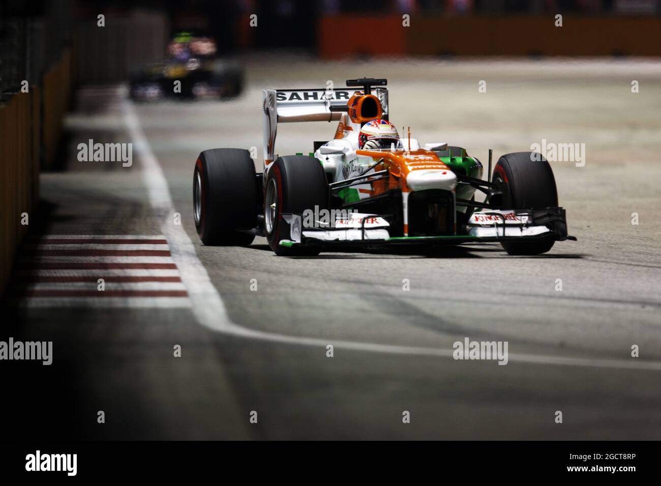 Paul di resta (GBR) Sahara Force India VJM06. Gran Premio di Singapore, domenica 22 settembre 2013. Circuito Marina Bay Street, Singapore. Foto Stock