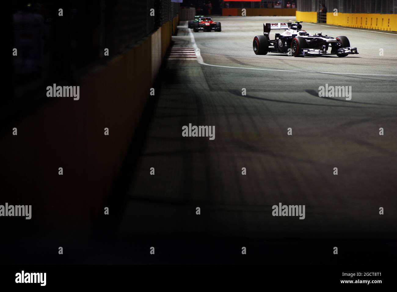 Valtteri Bottas (fin) Williams FW35. Gran Premio di Singapore, domenica 22 settembre 2013. Circuito Marina Bay Street, Singapore. Foto Stock