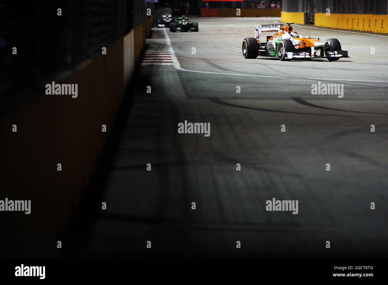Adrian Sutil (GER) Sahara Force India VJM06. Gran Premio di Singapore, domenica 22 settembre 2013. Circuito Marina Bay Street, Singapore. Foto Stock