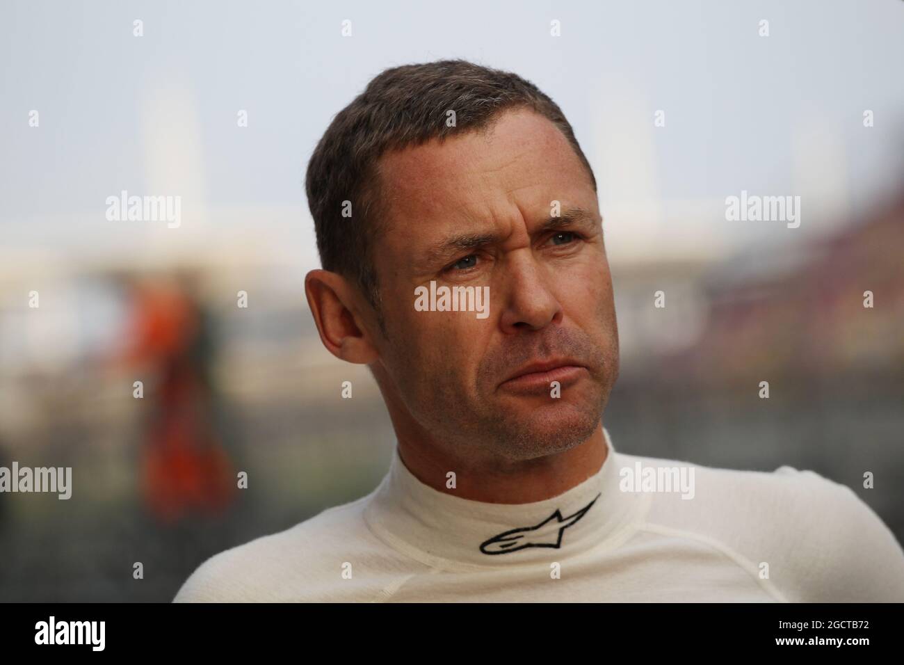 Tom Kristensen (DEN) Audi Sport Team Joest, Audi R18 e-tron quattro. Campionato Mondiale FIA Endurance, turno 7, venerdì 8 novembre 2013. Shanghai, Cina. Foto Stock