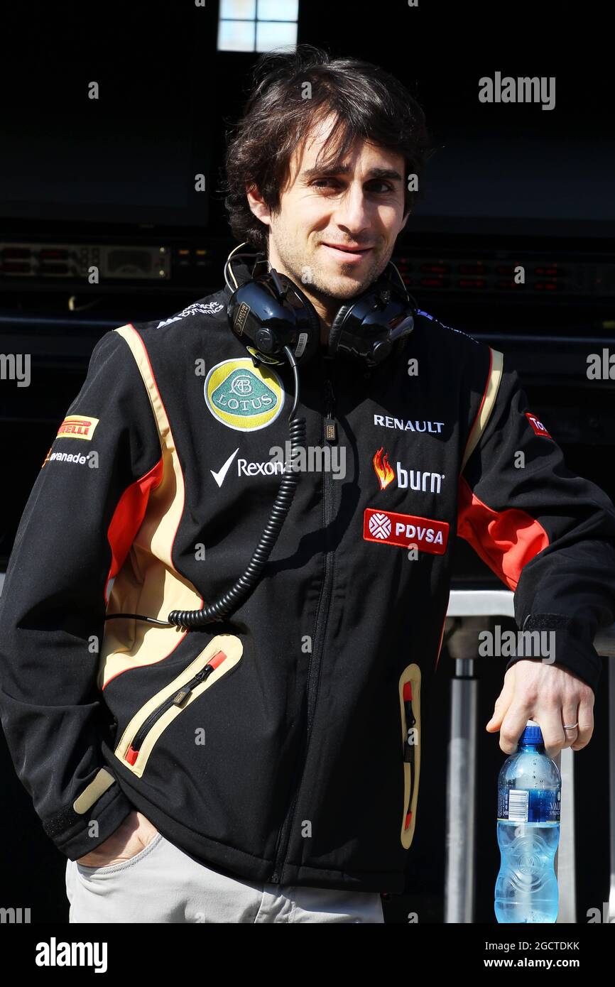 Nicolas Prost (fra) Lotus F1 Test driver. Formula uno Test, Bahrain Test One, Day One, mercoledì 19 febbraio 2014. Sakhir, Bahrein. Foto Stock