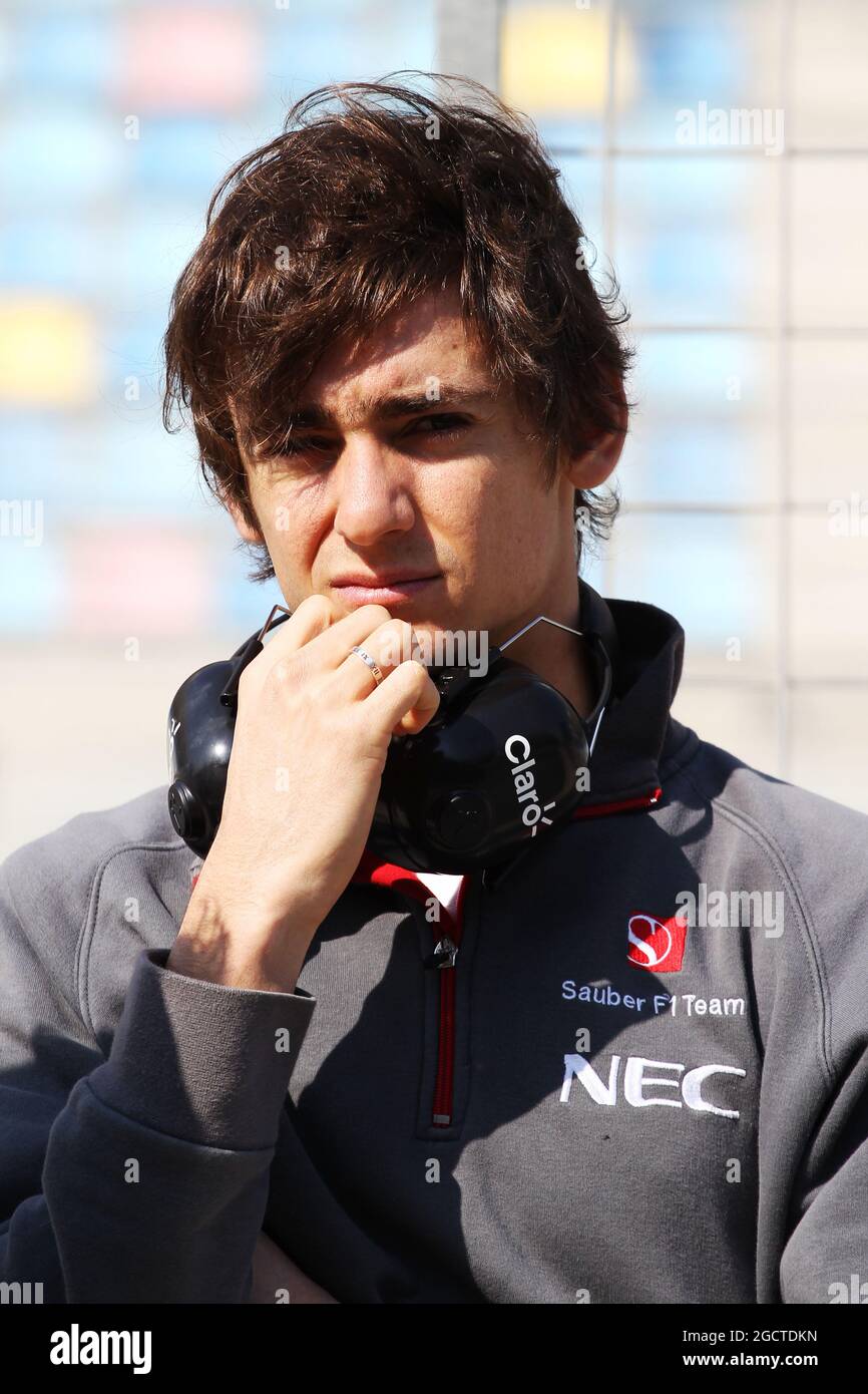 Esteban Gutierrez (MEX) Sauber. Formula uno Test, Bahrain Test One, Day One, mercoledì 19 febbraio 2014. Sakhir, Bahrein. Foto Stock