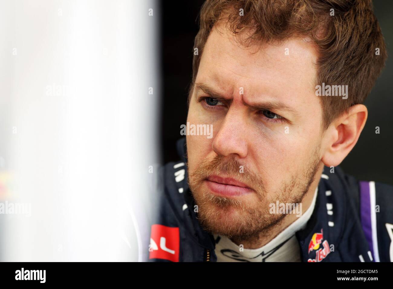Sebastian Vettel (GER) Red Bull Racing. Formula uno Test, Bahrain Test One, Day One, mercoledì 19 febbraio 2014. Sakhir, Bahrein. Foto Stock