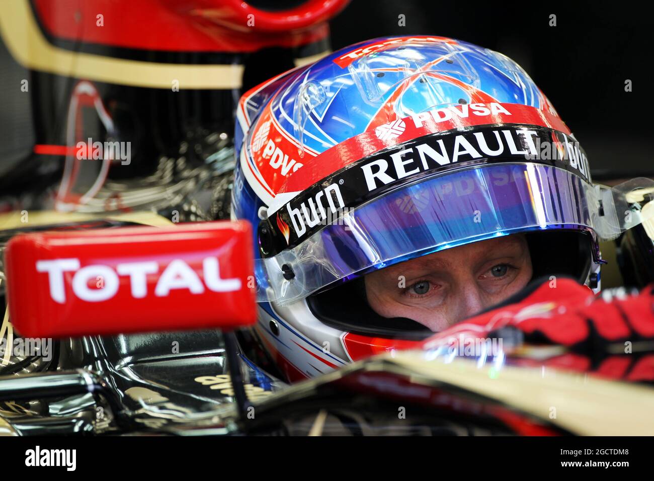 Romain Grosjean (fra) Lotus F1 E22. Formula uno Test, Bahrain Test One, Day One, mercoledì 19 febbraio 2014. Sakhir, Bahrein. Foto Stock