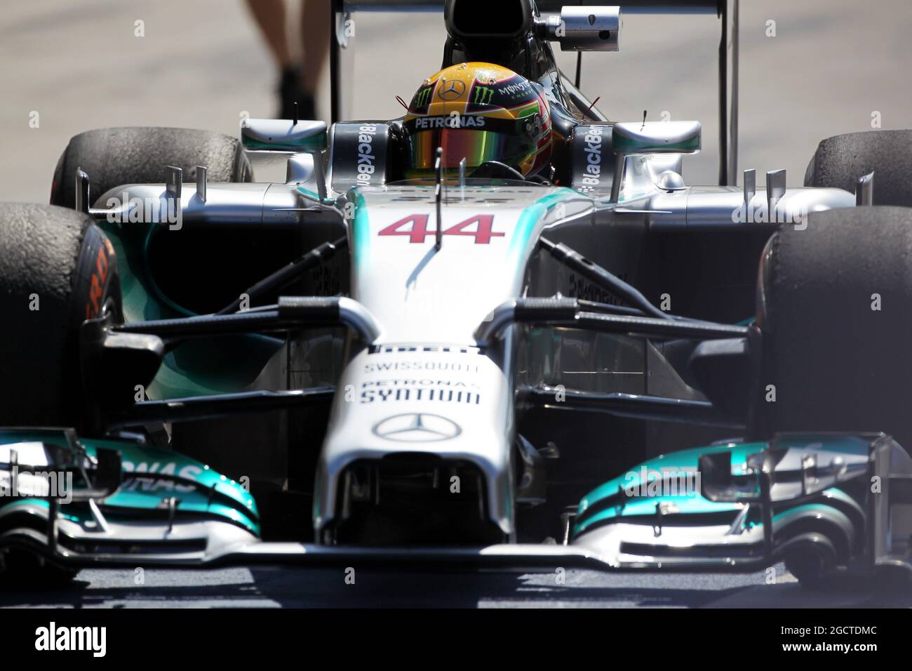 Lewis Hamilton (GBR) Mercedes AMG F1 W05. Formula uno Test, Bahrain Test One, Day One, mercoledì 19 febbraio 2014. Sakhir, Bahrein. Foto Stock