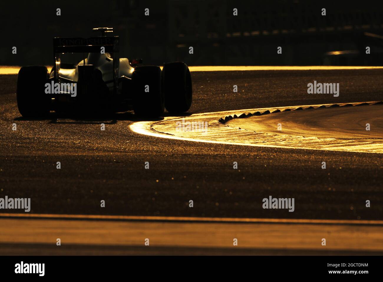 Nico Hulkenberg (GER) Sahara Force India F1 VJM07. Formula uno Test, Bahrain Test One, Day One, mercoledì 19 febbraio 2014. Sakhir, Bahrein. Foto Stock