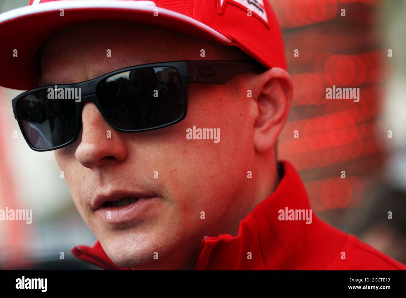 Kimi Raikkonen (fin) Ferrari. Test di Formula uno, Test Bahrain uno, giorno quattro, sabato 22 febbraio 2014. Sakhir, Bahrein. Foto Stock