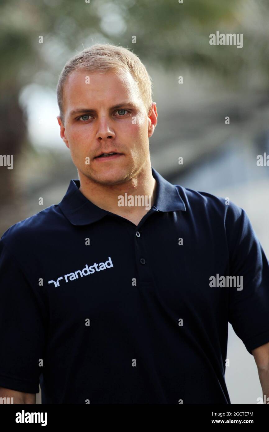 Valtteri Bottas (fin) Williams. Test di Formula uno, Test Bahrain due, giorno due, venerdì 28 febbraio 2014. Sakhir, Bahrein. Foto Stock