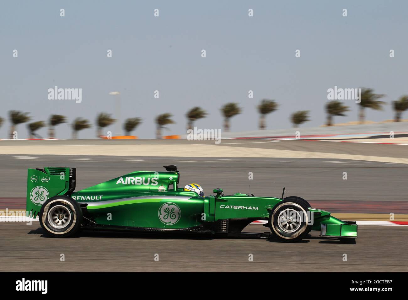 Marcus Ericsson (SWE) Caterham CT05. Test di Formula uno, Test Bahrain due, giorno tre, Sabato 1° match 2014. Sakhir, Bahrein. Foto Stock