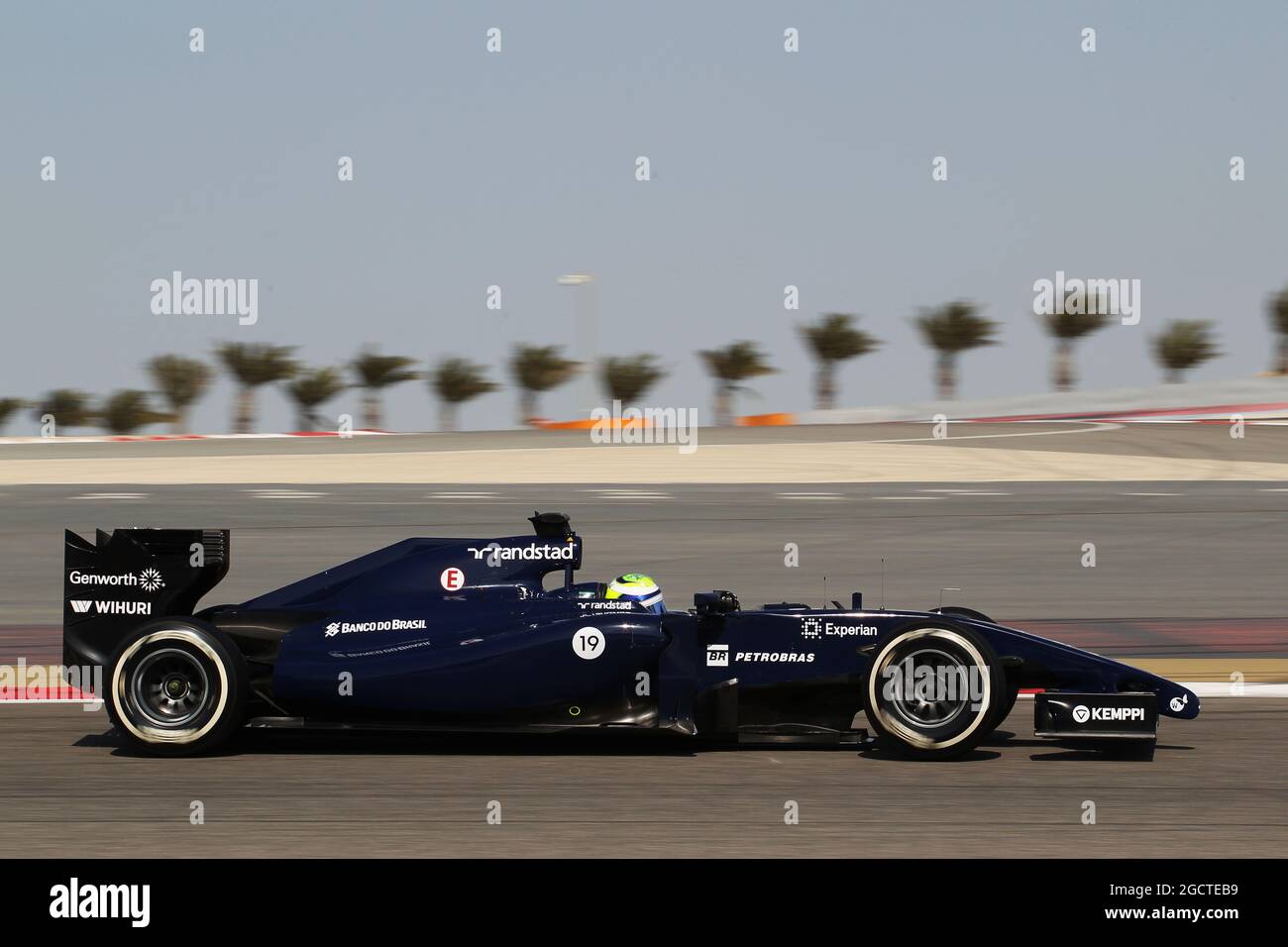 Felipe massa (BRA) Williams FW36. Test di Formula uno, Test Bahrain due, giorno tre, Sabato 1° match 2014. Sakhir, Bahrein. Foto Stock