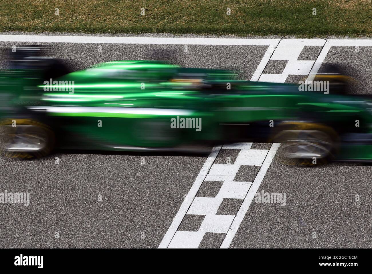 Kamui Kobayashi (JPN) Caterham CT05. Formula uno Test, Bahrain Test due, Day Four, Domenica 2 Marzo 2014. Sakhir, Bahrein. Foto Stock