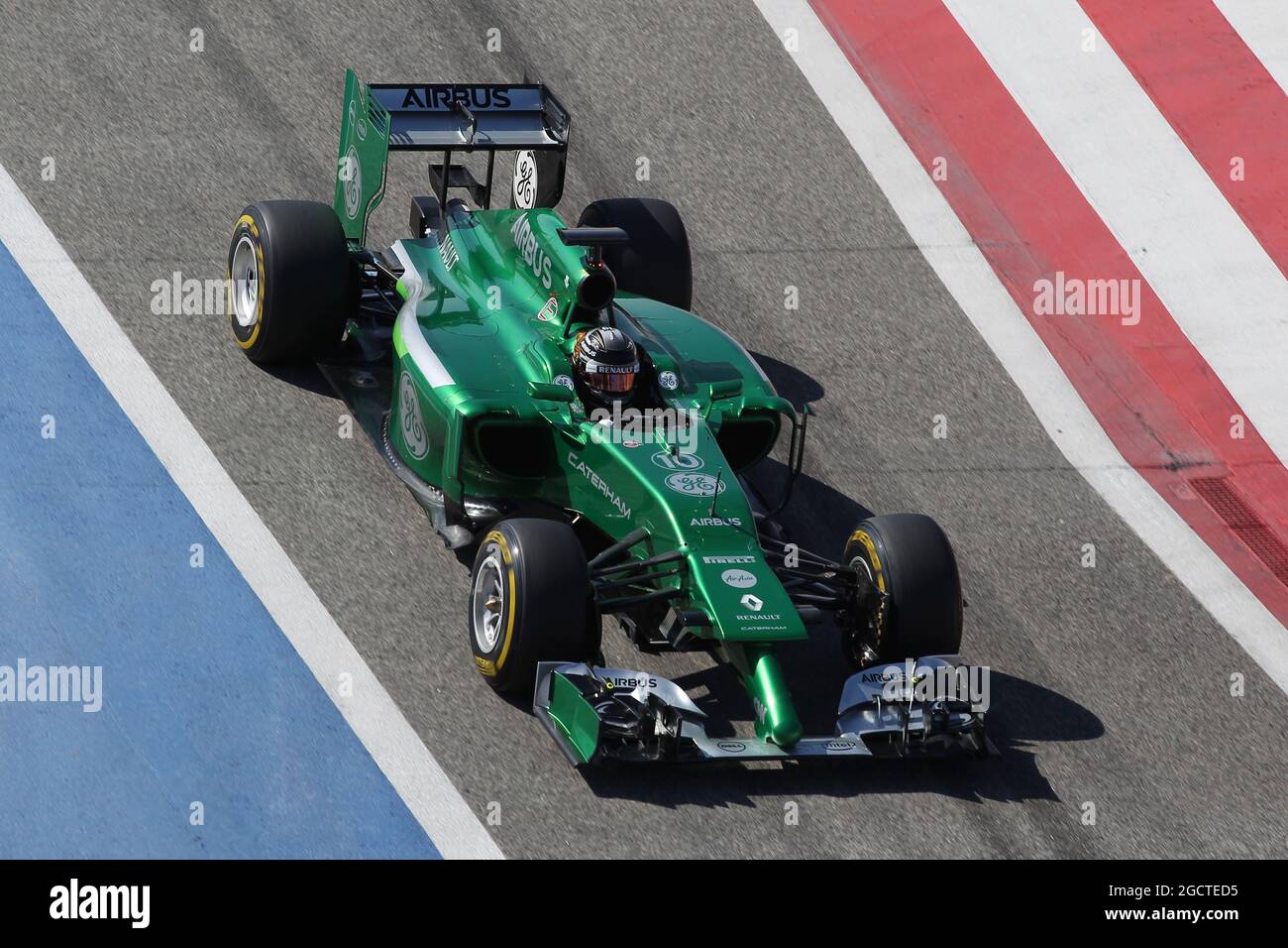 Kamui Kobayashi (JPN) Caterham CT05. Formula uno Test, Bahrain Test due, Day Four, Domenica 2 Marzo 2014. Sakhir, Bahrein. Foto Stock