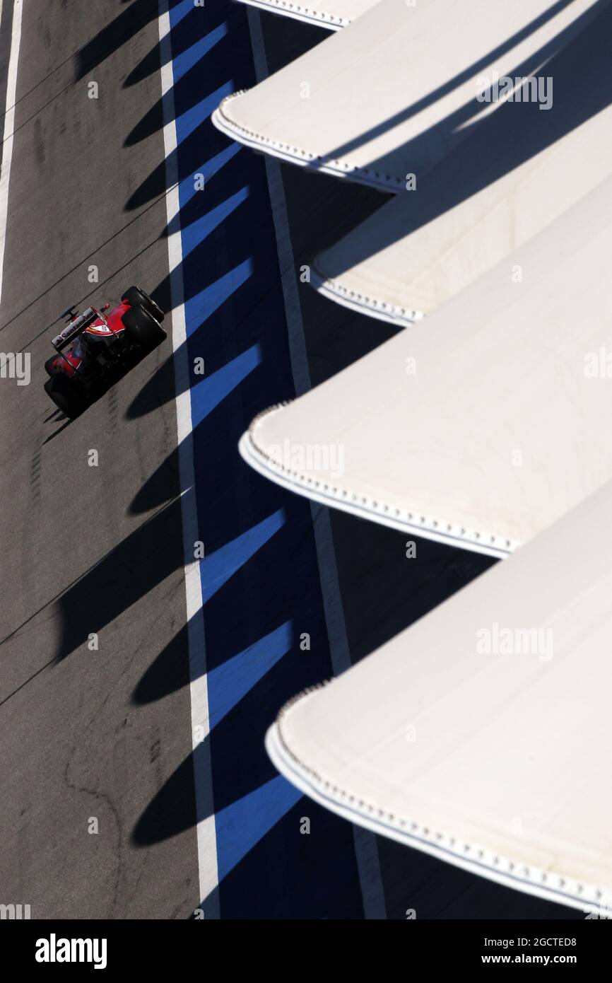Fernando Alonso (ESP) Ferrari F14-T. Formula uno Test, Bahrain Test due, Day Four, Domenica 2 Marzo 2014. Sakhir, Bahrein. Foto Stock
