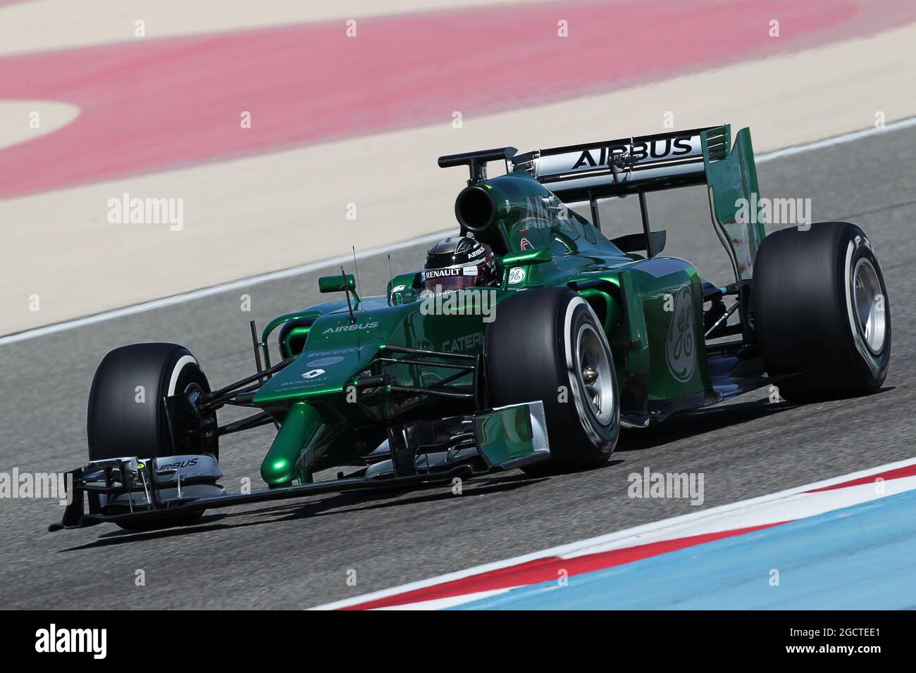 Kamui Kobayashi (JPN) Caterham CT05. Formula uno Test, Bahrain Test due, Day Four, Domenica 2 Marzo 2014. Sakhir, Bahrein. Foto Stock