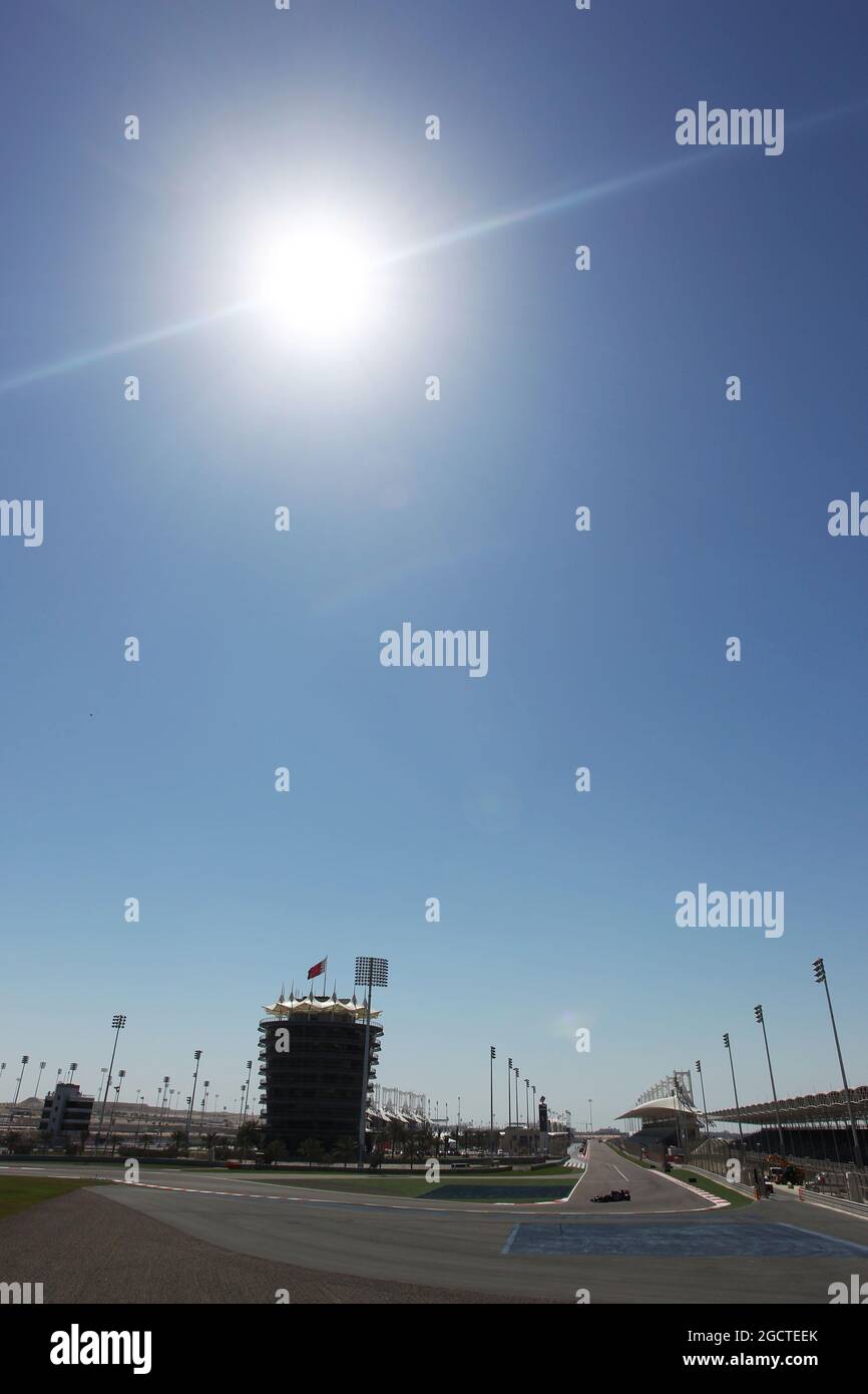 Romain Grosjean (fra) Lotus F1 E22. Formula uno Test, Bahrain Test due, Day Four, Domenica 2 Marzo 2014. Sakhir, Bahrein. Foto Stock