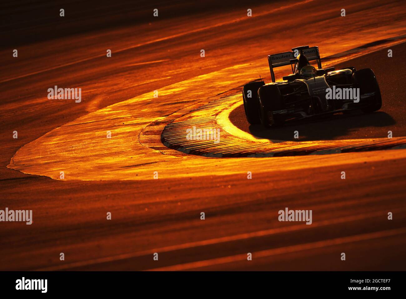 Esteban Gutierrez (MEX) Sauber C33. Formula uno Test, Bahrain Test due, Day Four, Domenica 2 Marzo 2014. Sakhir, Bahrein. Foto Stock