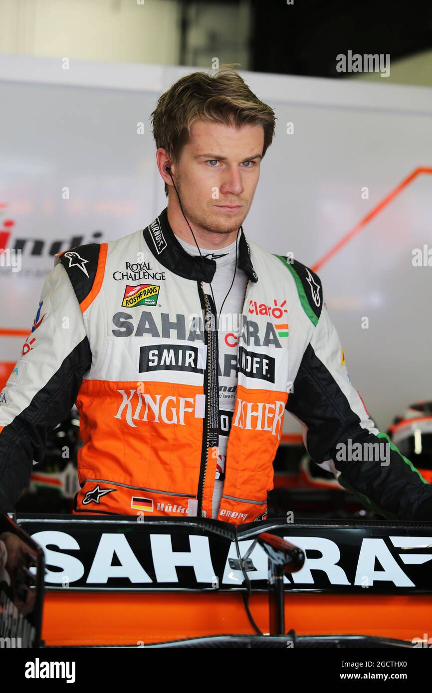 Nico Hulkenberg (GER) Sahara Force India F1 VJM07. Gran Premio di Spagna, domenica 11 maggio 2014. Barcellona, Spagna. Foto Stock