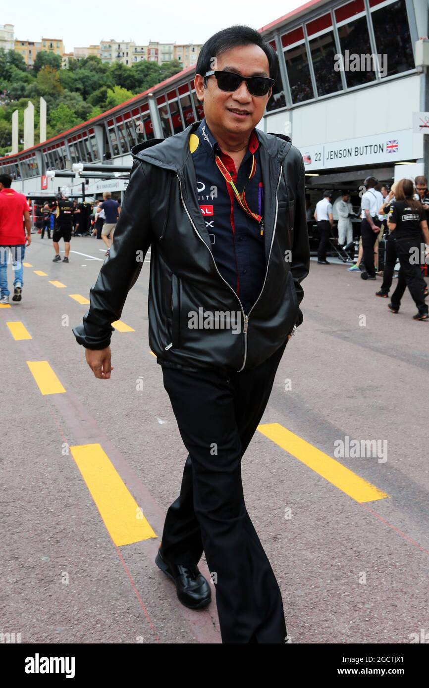 Chalerm Yoovidhya (THA) Red Bull Racing Co-Proprietario. Gran Premio di Monaco, domenica 25 maggio 2014. Monte Carlo, Monaco. Foto Stock