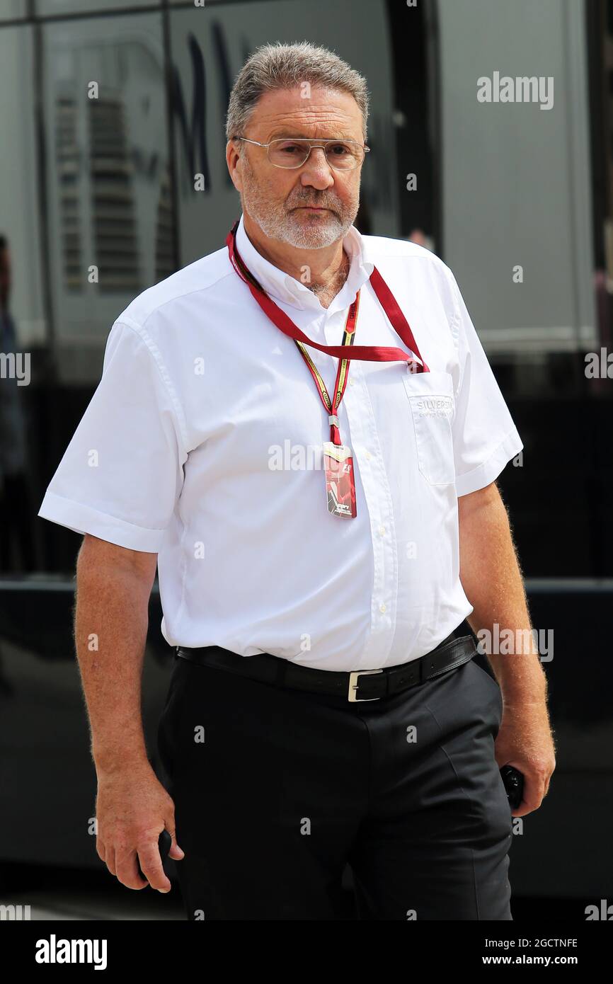 Richard Phillips (GBR), CEO di Silverstone. Gran Premio di Gran Bretagna, domenica 6 luglio 2014. Silverstone, Inghilterra. Foto Stock