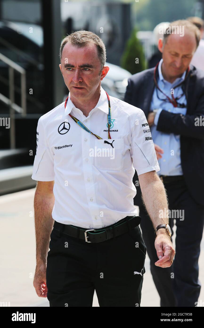 Paddy Lowe (GBR) Direttore Esecutivo Mercedes AMG F1 (tecnico). Gran Premio di Ungheria, domenica 27 luglio 2014. Budapest, Ungheria. Foto Stock