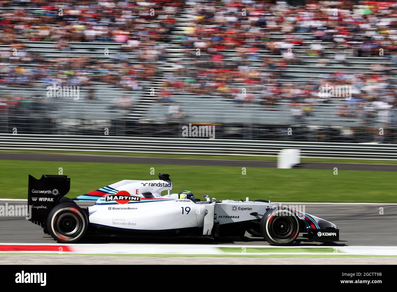 Felipe massa (BRA) Williams FW36. Gran Premio d'Italia, sabato 6 settembre 2014. Monza Italia. Foto Stock