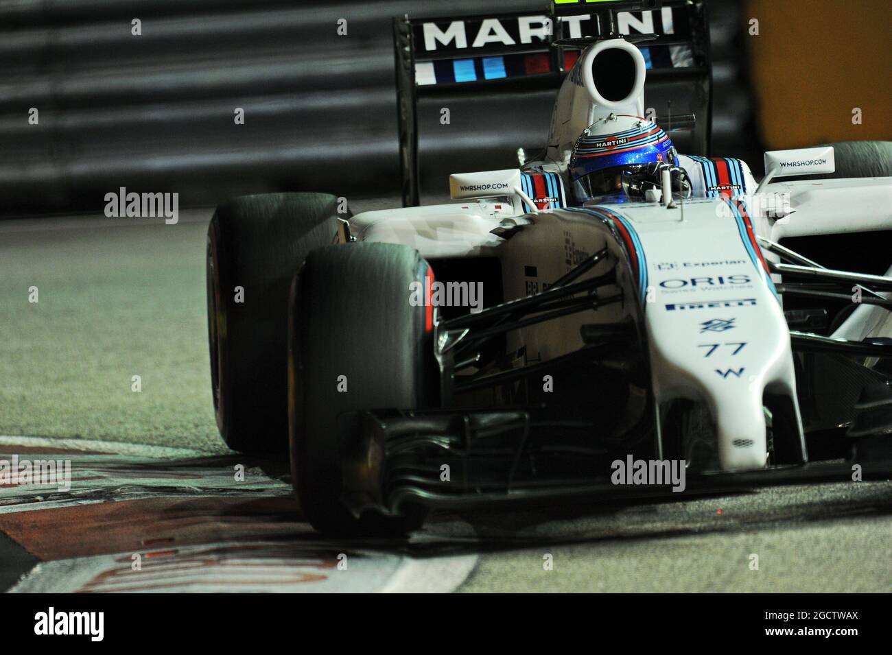 Valtteri Bottas (fin) Williams FW36. Gran Premio di Singapore, sabato 20 settembre 2014. Circuito Marina Bay Street, Singapore. Foto Stock
