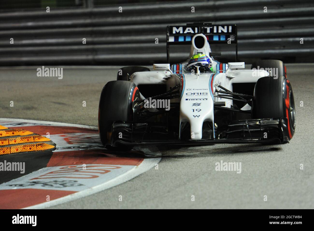 Felipe massa (BRA) Williams FW36. Gran Premio di Singapore, sabato 20 settembre 2014. Circuito Marina Bay Street, Singapore. Foto Stock