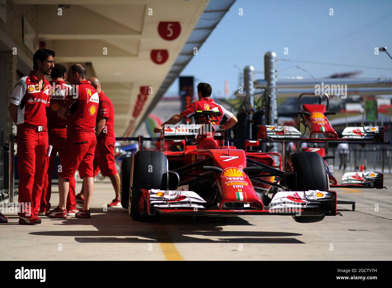 Ferrari F14-T. Gran Premio degli Stati Uniti, giovedì 30 ottobre 2014. Circuito delle Americhe, Austin, Texas, USA. Foto Stock