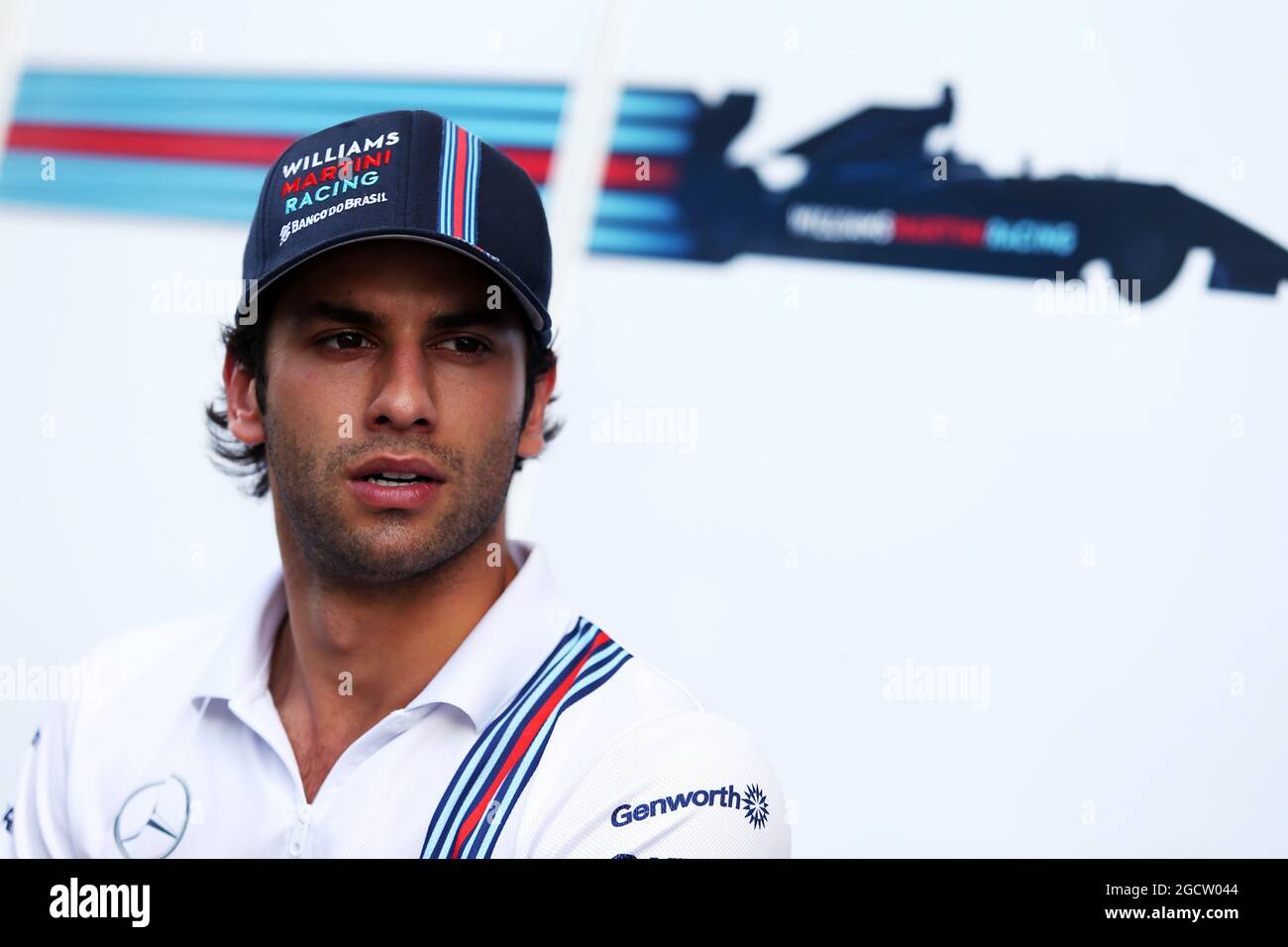 Felipe Nasr (BRA) Williams Test e pilota di riserva. Gran Premio del Brasile, venerdì 7 novembre 2014. San Paolo, Brasile. Foto Stock