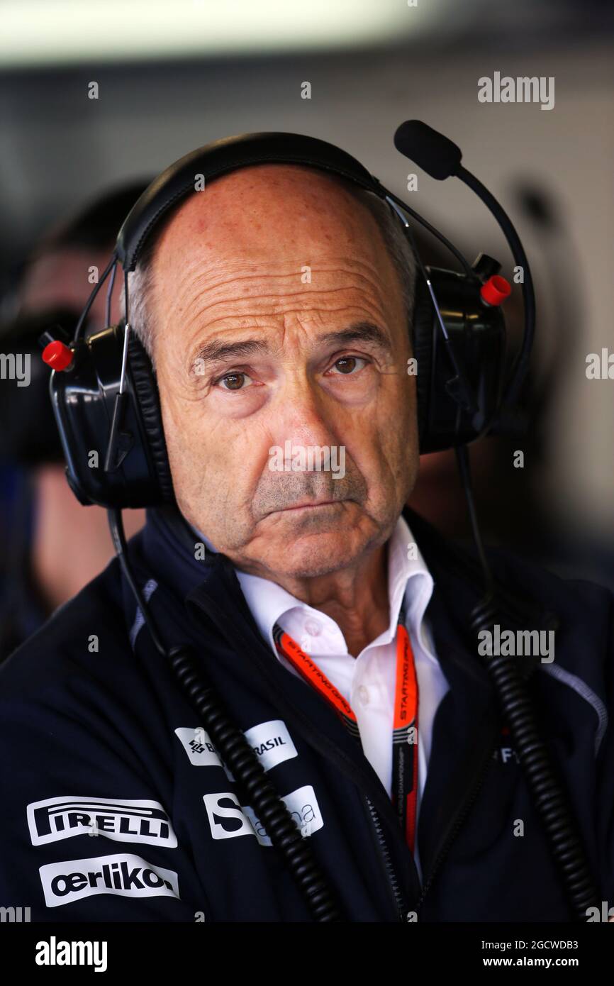Peter Sauber (sui) Sauber Presidente del Consiglio di Amministrazione. Gran Premio d'Italia, sabato 5 settembre 2015. Monza Italia. Foto Stock