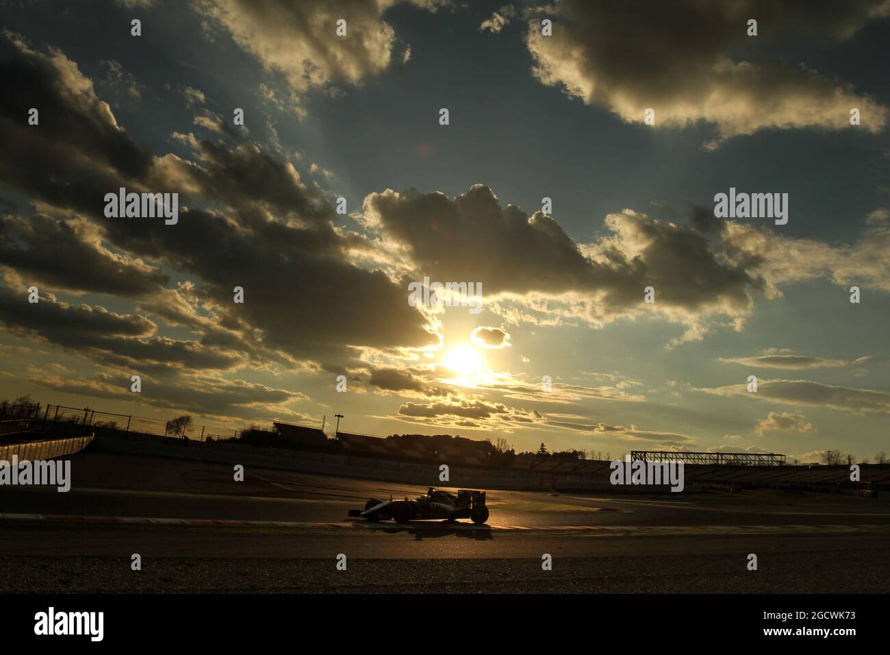 Test di Formula uno, giorno 4, giovedì 25 febbraio 2016. Barcellona, Spagna. Foto Stock
