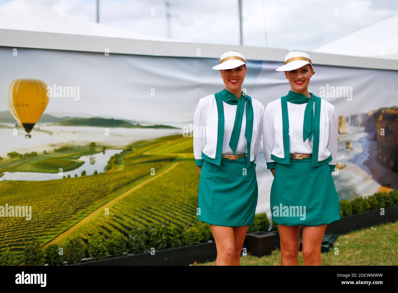 Rolex ragazze. Gran Premio d'Australia, sabato 19 marzo 2016. Albert Park, Melbourne, Australia. Foto Stock
