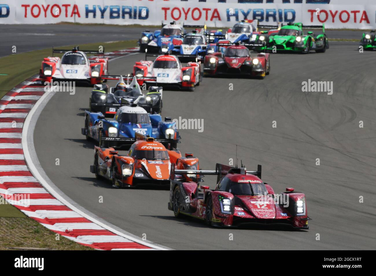 Nicolas Prost (fra) / Nelson Piquet Jr (BRA) / Nick Heidfeld (GER) 12 Rebellion Racing, Rebellion R-One AER. Campionato Mondiale FIA Endurance, turno 4, domenica 24 luglio 2016. Nurburgring, Germania. Foto Stock