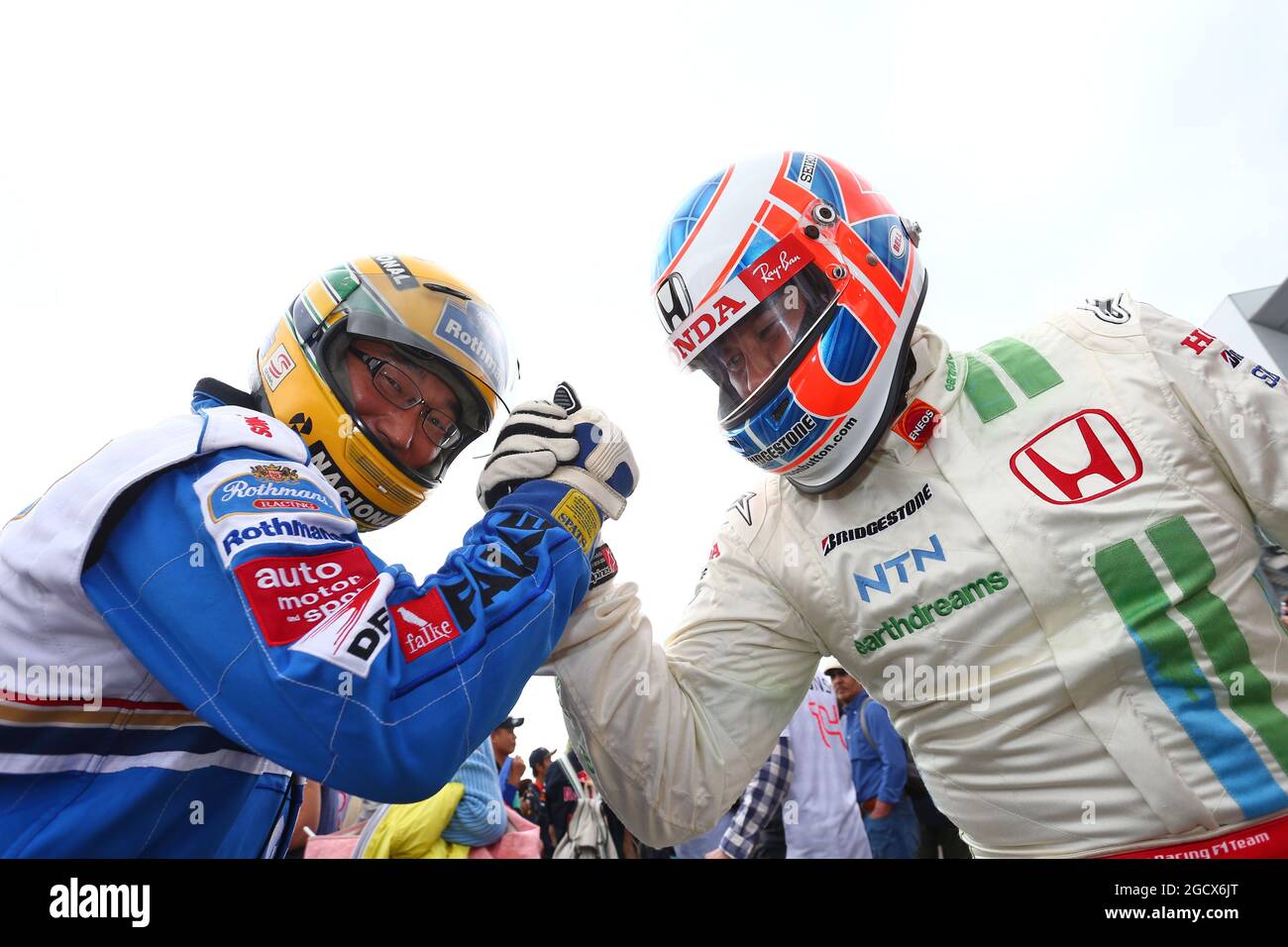 Ventilatori e atmosfera. Gran Premio del Giappone, domenica 9 ottobre 2016. Suzuka, Giappone. Foto Stock