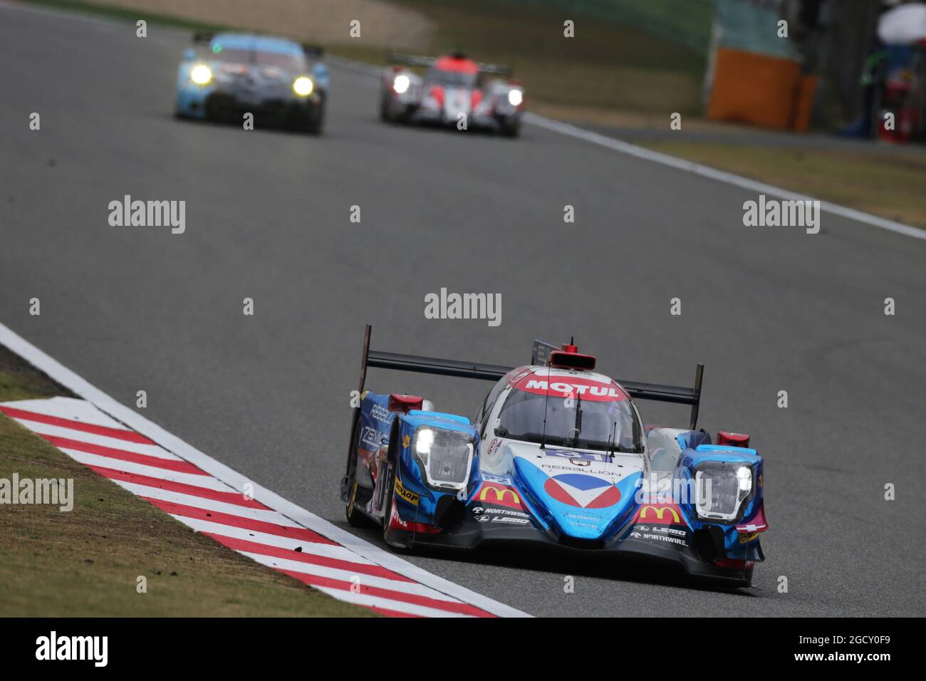 Julien Canal (fra) / Nicolas Prost (fra) / Bruno Senna (BRA) 31 Vaillante Rebellion, Oreca 07 - Gibson. Campionato Mondiale FIA Endurance, turno 8, 6 ore di Shanghai. Domenica 5 novembre 2017. Shanghai, Cina. Foto Stock