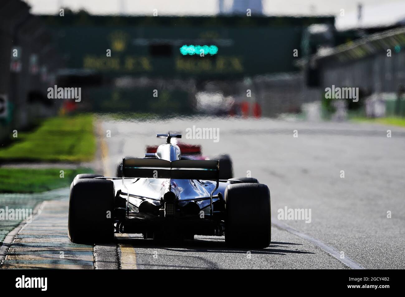 Lewis Hamilton (GBR) Mercedes AMG F1 W09. Gran Premio d'Australia, domenica 25 marzo 2018. Albert Park, Melbourne, Australia. Foto Stock