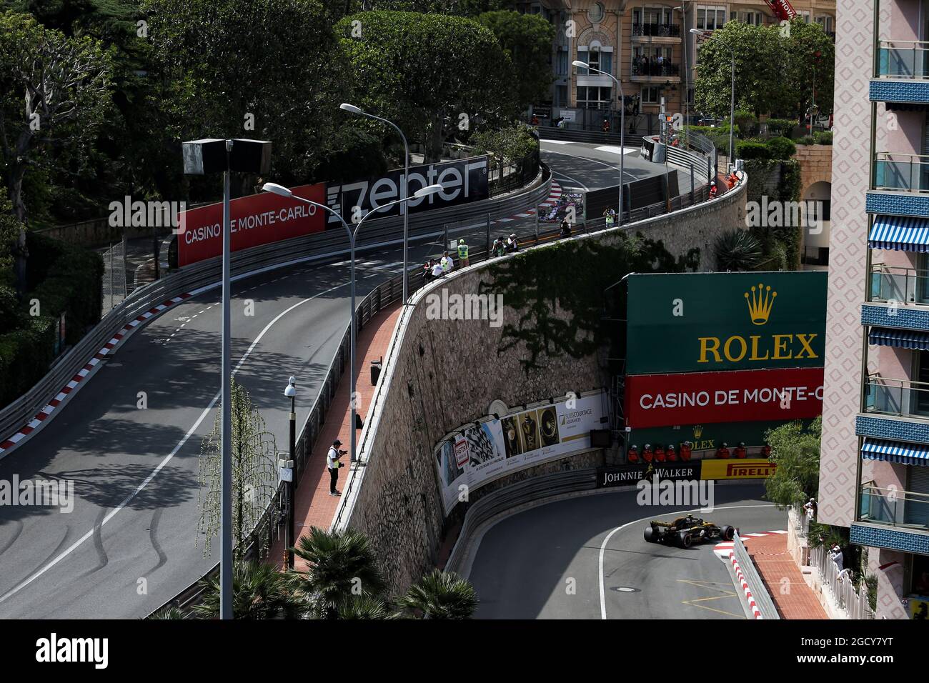 Carlos Sainz Jr (ESP) Renault Sport F1 Team RS18. Gran Premio di Monaco, giovedì 24 maggio 2018. Monte Carlo, Monaco. Foto Stock