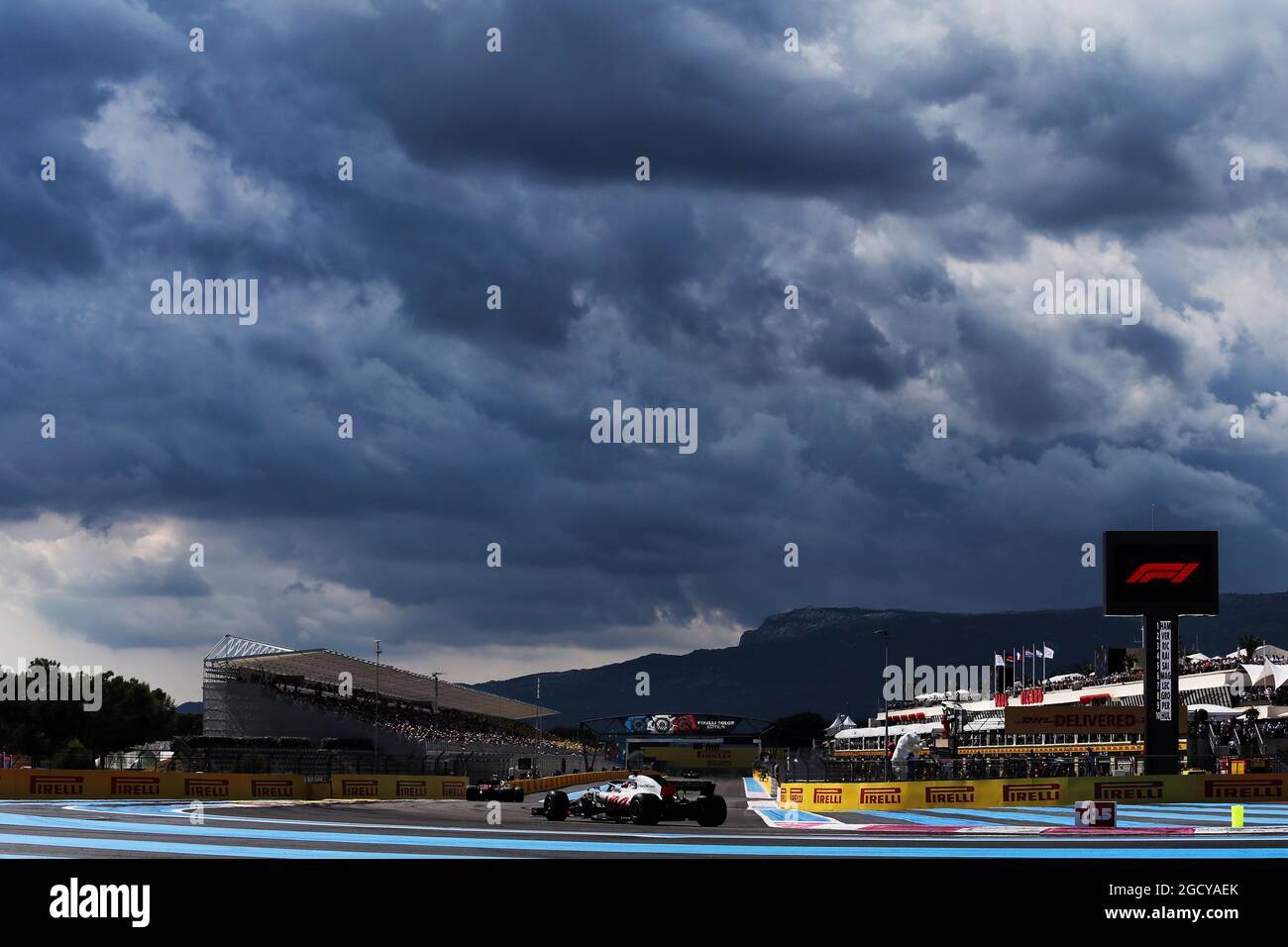 Romain Grosjean (fra) Haas F1 Team VF-18. Gran Premio di Francia, domenica 24 giugno 2018. Paul Ricard, Francia. Foto Stock