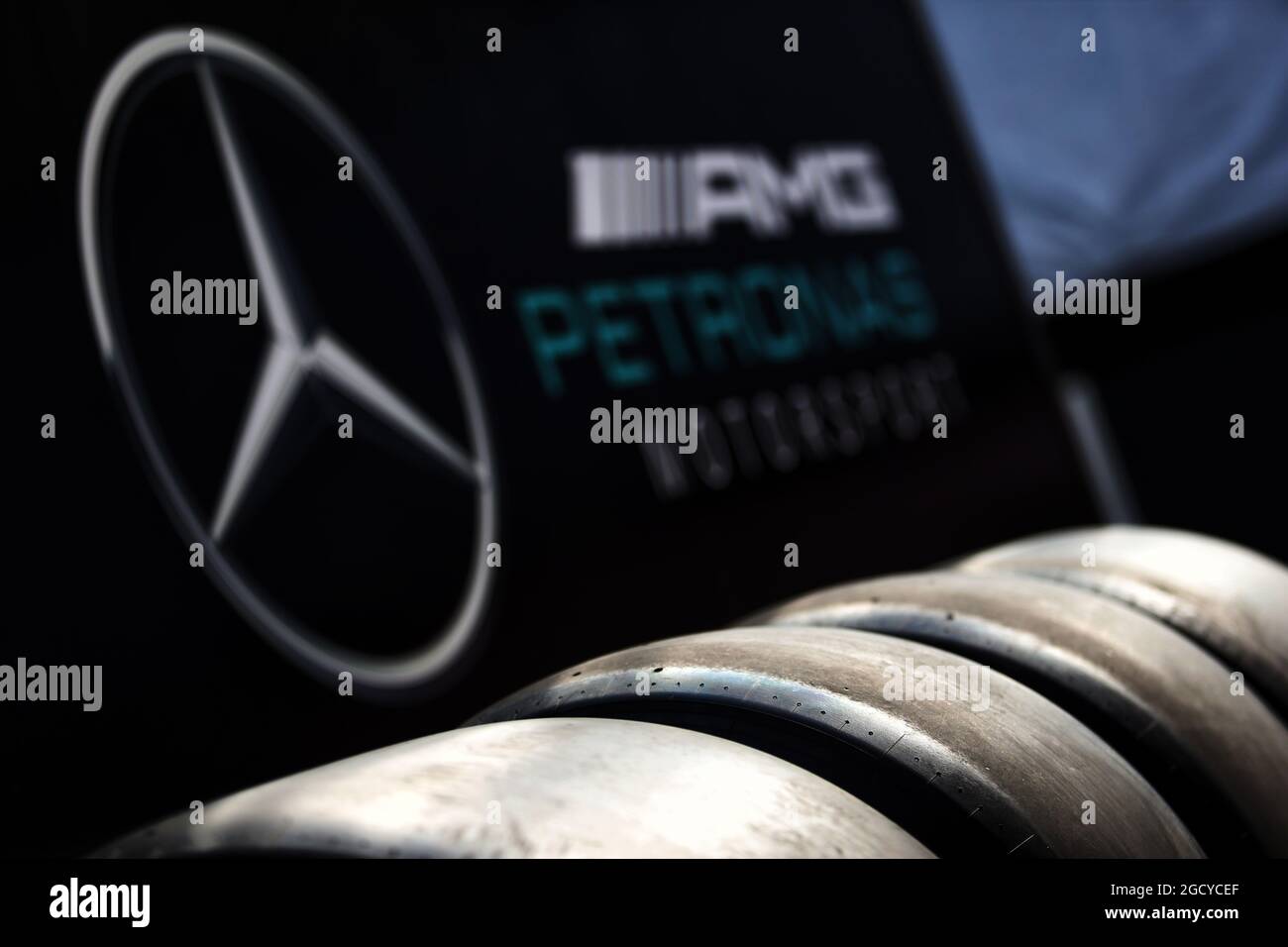 Pneumatici Pirelli. Gran Premio di Germania, venerdì 20 luglio 2018. Hockenheim, Germania. Foto Stock