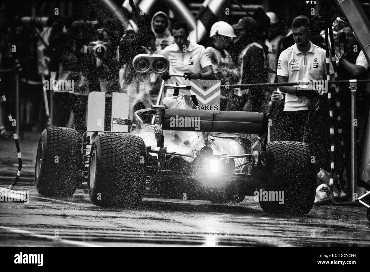 Valtteri Bottas (fin) Mercedes AMG F1 W09. Gran Premio di Germania, sabato 21 luglio 2018. Hockenheim, Germania. Foto Stock