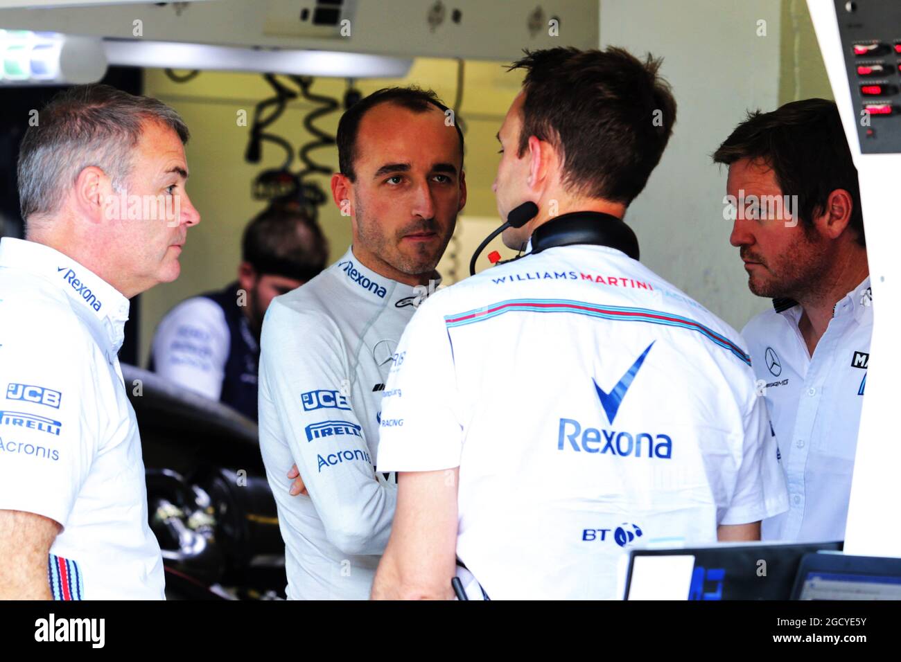 Robert Kubica (POL) Williams Reserve e Development driver. Test di formula uno. Mercoledì 1 agosto 2018. Budapest, Ungheria. Foto Stock
