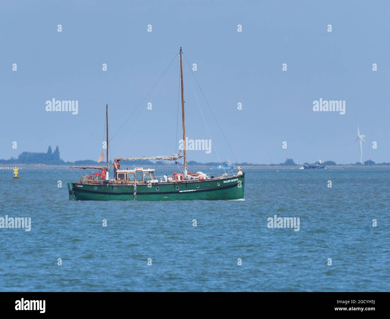 Sheerness, Kent, Regno Unito. 10 agosto 2021. Regno Unito Meteo: Un pomeriggio di sole a Sheerness, Kent. Credit: James Bell/Alamy Live News Foto Stock