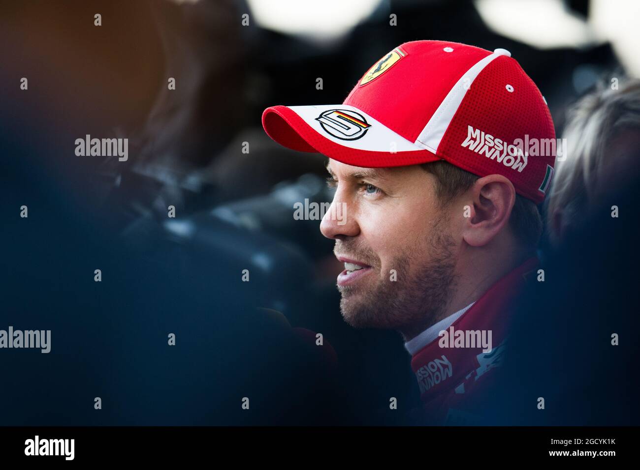 Sebastian Vettel (GER) Ferrari. Gran Premio degli Stati Uniti, sabato 20 ottobre 2018. Circuito delle Americhe, Austin, Texas, USA. Foto Stock